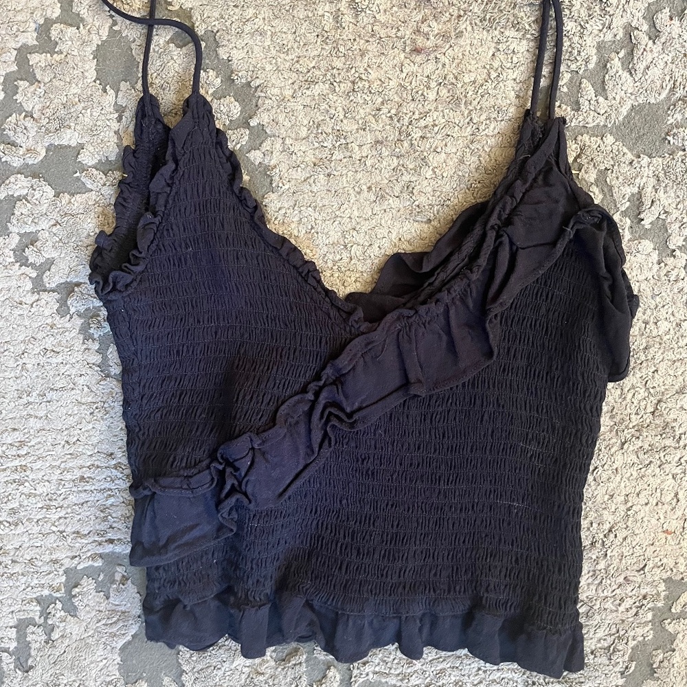 Ruffle tank top